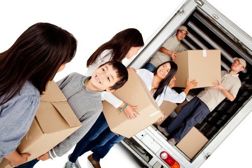 Removal team planning a home move in Blackfriars near central London apartments