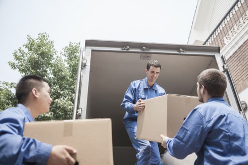Man and van removal service operating in Blackfriars with a compact moving van