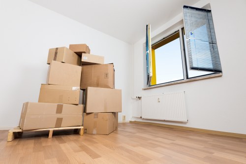 Local office movers handling equipment and furniture near Blackfriars