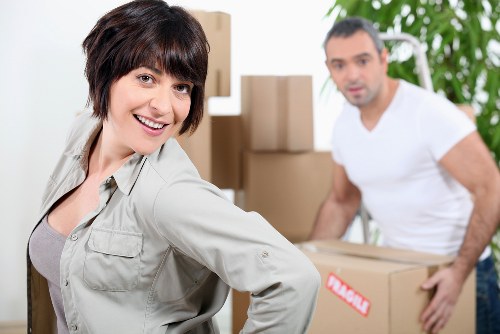 Domestic moving help for a flat move